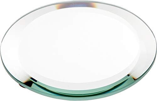פלימור עגול 5 מ מ מראה זכוכית משופעת, 4 אינץ 'על 4 אינץ')
