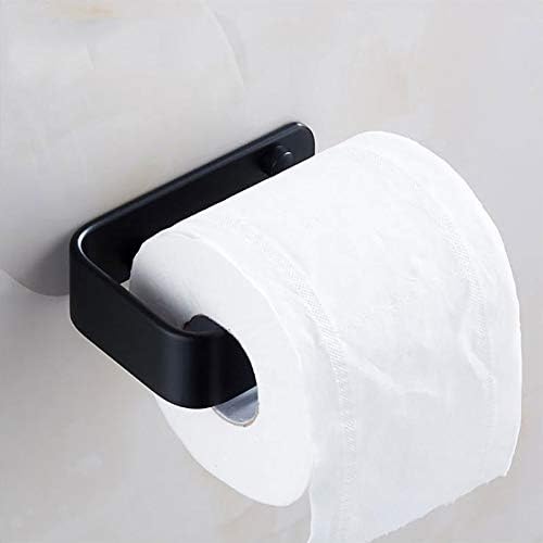 מחזיק נייר טואלט מחזיק טואלט קיר רכוב מט שחור טואלט מחזיק נייר טואלט מתלה מתלה נייר מגבות למגבות קיר בחדר אמבטיה
