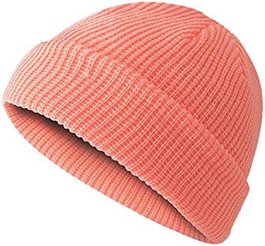 818 כובע לנשים וכובעים סרוגים גברים כובע לסרוג חורף חם פום גברים עם פו כובע ונשים כובעים לגברים בחוץ