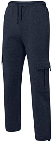 מכנסי מטען לגברים של Winwintom מכנסיים אתלטיים גדולים וגבוהים מכנסיים מכנסיים מכנסיים מכנסיים מרובי כיסים