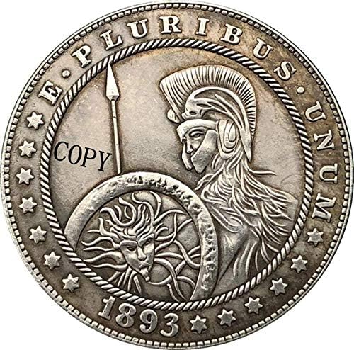אתגר מטבע הובו ניקל 1893-S ארהב מורגן דולר מטבע עותק סוג 183 מתנה עותק עבורו אוסף מטבעות