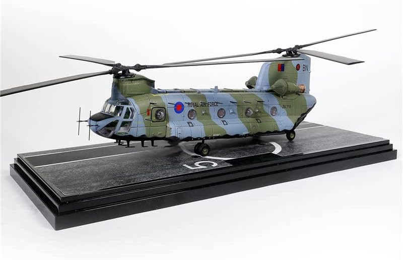 עבור FOV חיל האוויר המלכותי הבריטי לבואינג HC MK L צ'ינוק מסוק תחבורה כבד כפול רוטור 1/72 מטוסים דגם שנבנה מראש