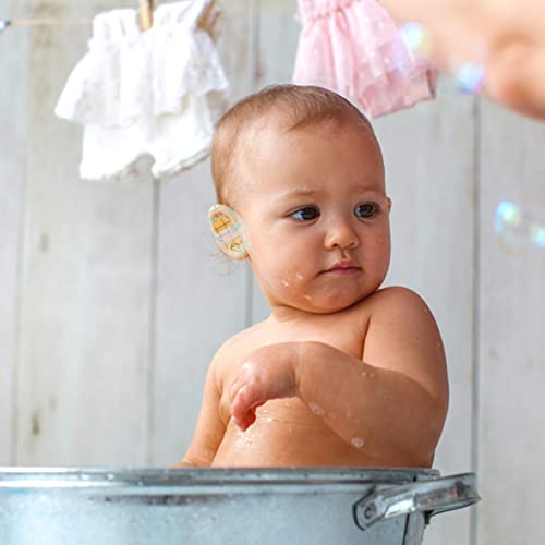 80 סדינים מדבקות אוזניים לתינוקות מכסה אוזניים מגני אוזניים עם רפידות אוזניים לילדים אמבטיה מקלחת שחייה גלישה בספורט מים