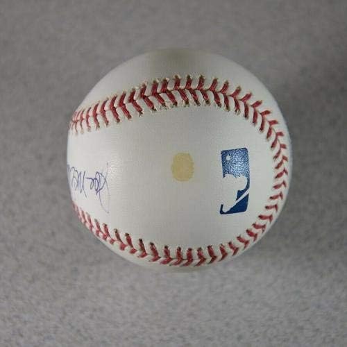 סנאטורים של ג'ו מקליין חתמו על כתוב MLB Selig Auto Baseball W B&E Hologram - כדורי בייסבול חתימה