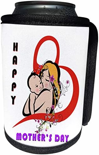 3drose milas art - יום אמהות - אמא חיבוק תינוקת - יכול לעטוף בקבוקים קיר יותר