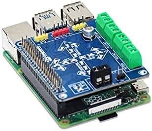 SB מוטורסד חדש עבור Raspberry Pi 3,2,1 ואפס לוח הרחבה זה יכול לשלוט עד 4 מנועים או 2 מנוע צעד, 2 חיישני IR וחיישן קולוני יחיד.