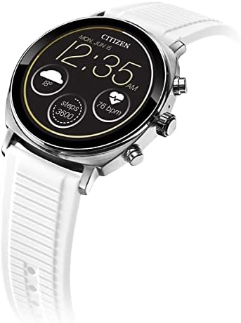 Citizen CZ Smart Gen 2 41 ממ Unisex Smartwatch Smartwatch עם אפליקציית YouQ המציגה את IBM Watson® AI ו- NASA Research, מסך מגע, Wear OS By Google ™, HR, GPS, Tracker Active, Alexa ™ מובנה