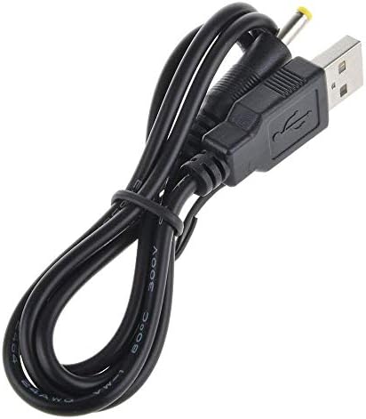 כבל USB FitPow 5V - 5.2V עופרת כבל חשמל DC עבור MICCA Speck Speck G2 1080p מלא -HD Ultra נייד Slim HD MPLAY מדיה דיגיטלית HD נגן