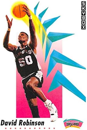 1991-92 כדורסל Skybox 261 דייוויד רובינסון סן אנטוניו ספרס כרטיסי מסחר רשמיים ב- NBA