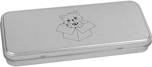 קופסת פח/אחסון של 80 ממ 'חתלתול בקופסה'.