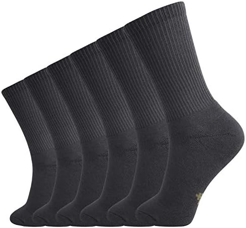+MD 6 חבילה גרבי צוות במבוק גברים גרבי כרית כבדות מלאות כבדות גרביים לחות טיולים מטיילים בטרקים ספורט גרביים מזדמנים