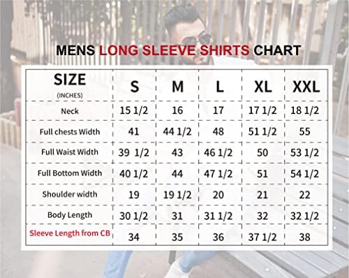 Esabel.cens חולצות שמלת גברים קמטים קמטים שרוול ארוך חינם כפתור מזדמן בחולצות עם כיס