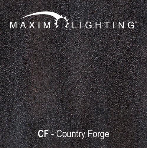 מקסימום 30084CDCF Nantucket בסגנון אמריקאי זכוכית מזכוכית חיצונית קיר חיצונית, 3 קלות 180 סך הכל וואט, 23 H x 9 W, Country Forge