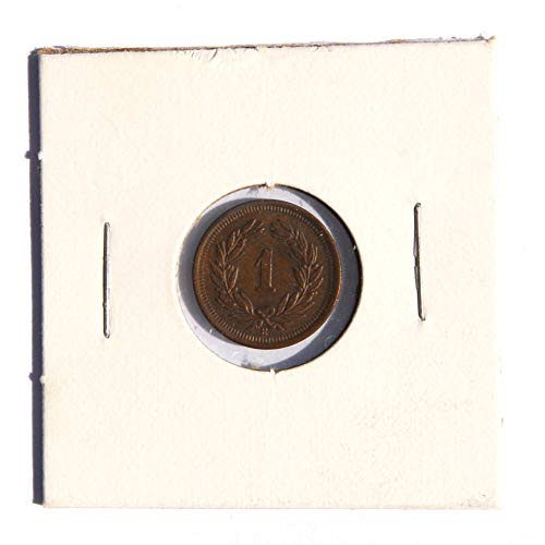 1879 CH שוויץ 1 סנטימטר/ראפן/מטבע סנטימימי פרטים מצוינים
