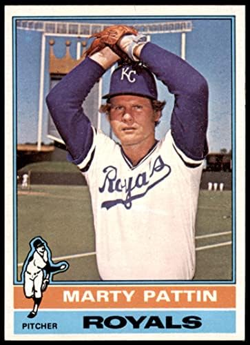 1976 Topps 492 Marty Pattin Kansas City Royals NM/MT Royals