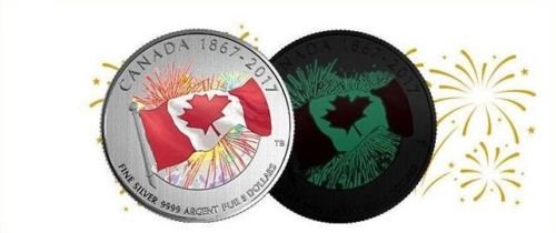 2017 רויאל קנדי ​​מנטה קנדה 150 שנה ל -150 שנה קנדי ​​היום הראשון להנפקה הוכחת כסף אוכלוסייה מובילה 5 $ SP69 PCGS