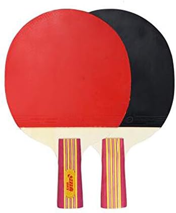 ההנעה של Sshhi Ping Pong, 2 PCS טניס טניס עטלף, אידיאלי לפעילויות פנים וחוץ, מוצק/כפי שמוצג/b