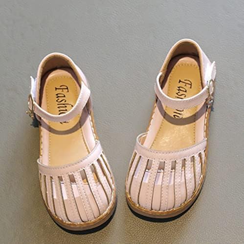 ילדים סנדלים אופנה תינוקת פתוחה נעלי נסיכה פתוחות סנדלי חוף סנדלים חוף מרי ג'יין נעליים שטוחות