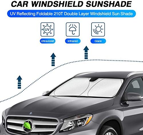 KUST בהתאמה אישית בהתאמה אישית צל שמש גוון למרצדס GLA 2015-2020 אביזרים חלון שמש סאנשיית שמש מגן מגן סאן בלוקים קרני UV שמור על קירור המכונית שלך