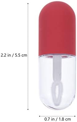 אלרמו שינגהואנג-20 יחידות 4. 5 מ ל ריק ליפ גלוס צינורות מכולות ברור מיני למילוי חוזר שפתון בקבוקי שפתיים דגימות נסיעות פיצול טעינה עשה זאת בעצמך איפור
