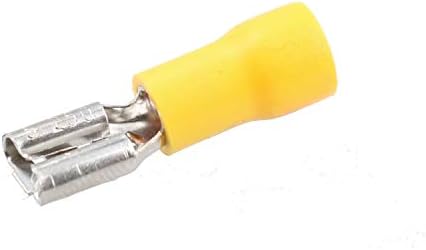 כלים AB 5 ממ נקבה צהובה חוט חשמלי חוט ספייד מסופי Crimp Connector 50pc