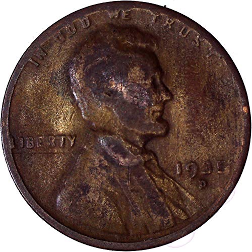 1935 ד לינקולן חיטה סנט 1 סי הוגן