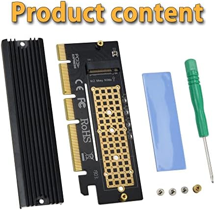Sweetech NVME PCIE SSD Converter 10GBPs NVME PCIE SSD מתאם לחריצי PCIE x4/x8/x16
