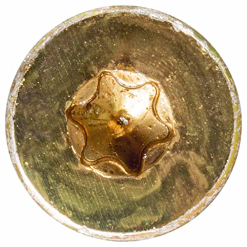 מכירות ג'ייק מס '15x14 בורג עץ כוכב זהב ארוך במיוחד בורג טורקס/ראש כונן כוכב - ברגי עץ כונן רב תכליתי/כוכב כוכב - ברגי עץ -
