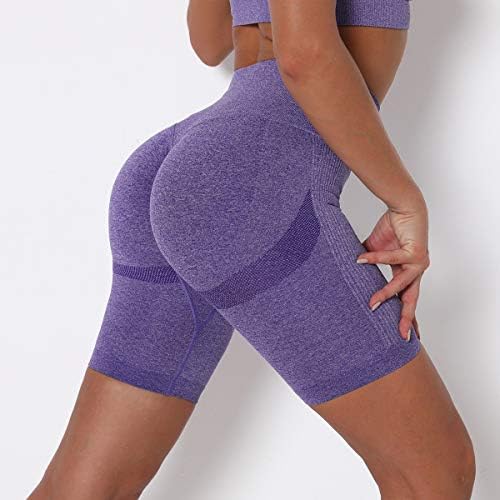 מכנסי יוגה של אילוגו לנשים לנשים הסתיימות בירך מותרים גבוהה המריצה יוגה כושר לנשים יוגה מכנסיים קצרים