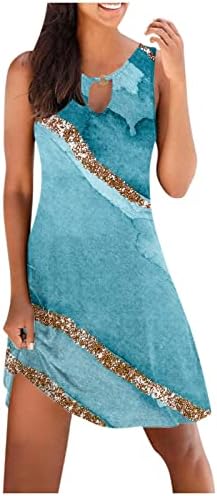 שמלות קיץ לנשים 2023 ללא שרוולים פלוס גודל MIDI גרפי מיני אורך ברך אורך ברך שמלת חוף קוקטייל אתנית
