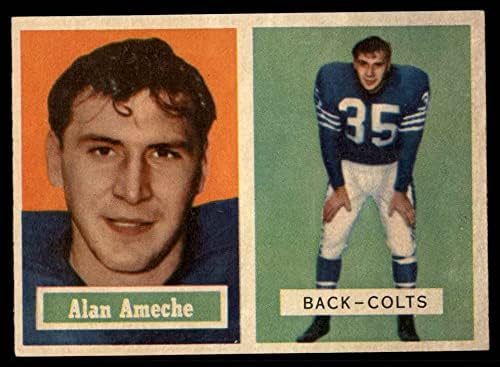 1957 Topps 53 Alan Ameche Baltimore Colts Ex Colts Wisconsin