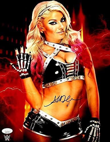 WWE בלעדי Alexa Bliss חתום על חתימה 11x14 אימות JSA 3 - תמונות היאבקות חתימה