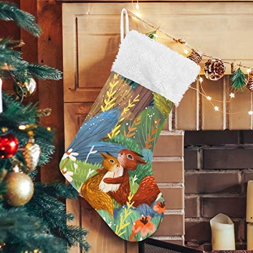 Pimilagu חיבוק סנאי גרבי חג המולד 1 חבילה 17.7 , גרביים תלויים לקישוט חג המולד