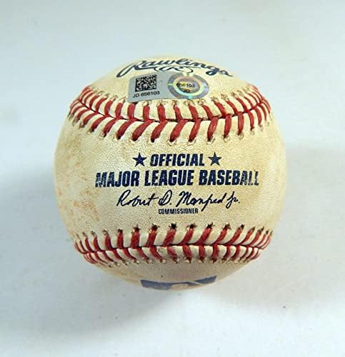 2019 משחק שודדי פיראטים של שיקגו 2019 השתמש בבייסבול קייל קריק אלברט אלמורה עבירה - משחק בייסבול משומש