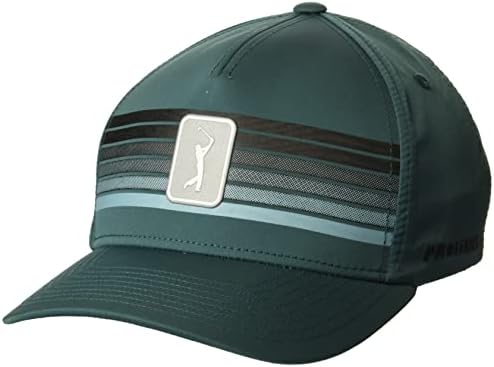 כובע גולף פס מודפס לגברים של PGA