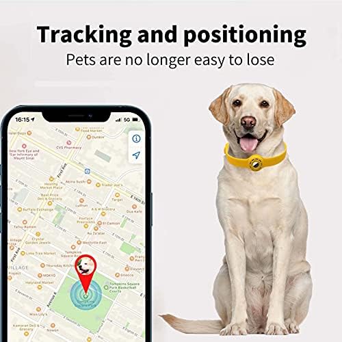 מארז מגן לאביזרי Air_Tag מחזיק לולאה סיליקון GPS מעקב אחר צווארון כלבים לאיתור Apple Airtag עבור חיית מחמד לחתול כלבים