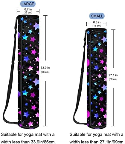 חלל גלקסי יוגה מחצלת תיק עם רצועת כתף יוגה מחצלת תיק חדר כושר תיק חוף תיק