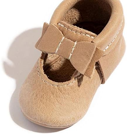 בלט עור רך ורך טריות טירות קשת שטוחה קשת - נעלי תינוקות - מידות 1-7 - צבעים מרובים