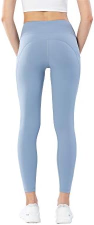 N/V נשים מכנסי יוגה מותניים גבוהים עם כיס נמתח חותלות הרמת חותלות 4 דרכים למתוח חותלות אימון לנשים