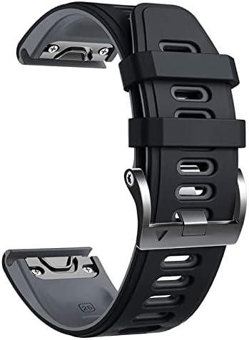 IoTup 26 22 ממ רשמי רצועת פסקאות רצועת שעון סיליקון עבור Garmin Fenix ​​6x 6S Pro 5x 5 פלוס צמיד שחרור מהיר של HR Enduro