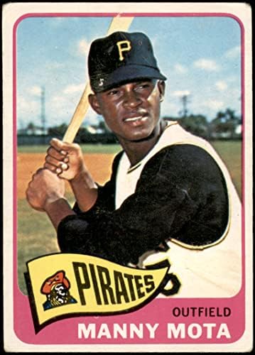 1965 Topps 463 Manny Mota Pittsburgh Pirates GD+ Pirates