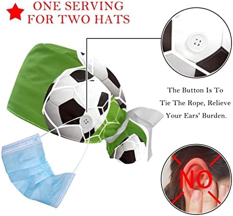 Jdez 2 pcs כובעים עובדים לגברים כדורגל כדורגל נשים מתכווננות עובדות כובעים כובעים בופנט עם ריבוי הזיעה