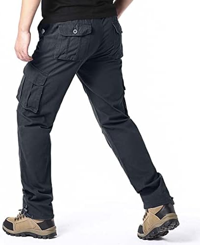 Sopzxclim גברים שטוחים קדמיים מטענים מכנסיים מבניית עבודות מבנה נושמת מכנסי הרמון נושמים מכנסי מטען מחודדים אפור