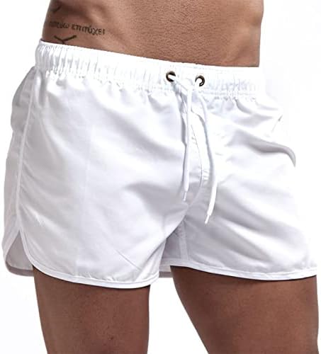 מכנסי חוף מזדמנים של חוף הגברים של Hehoah הדפיסו חמש מכנסיים מכנסיים קצרים