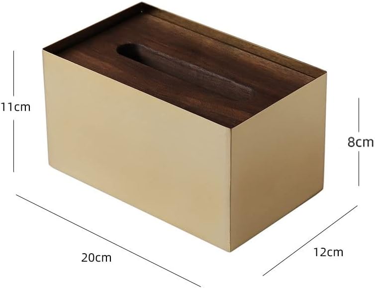 Ylyajy Walnut קופסת רקמות עץ קופסאות רקמות נשלפות שולחן ארוחת ערב מפית מפית מגבת נייר מארגן קופסא בית עיצוב הבית