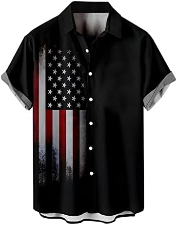 אמריקה דגל פטריוטי חולצת טריקו לגברים חולצות מזדמנות לגברים חולצות טריקו לגברים חולצות זיכרון חולצות פולו לגברים