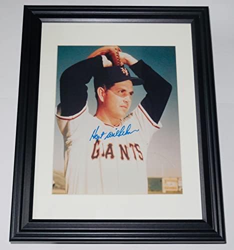 הויט וילהלם חתימה 8x10 צילום צבע - ניו יורק ענקים! - תמונות MLB עם חתימה