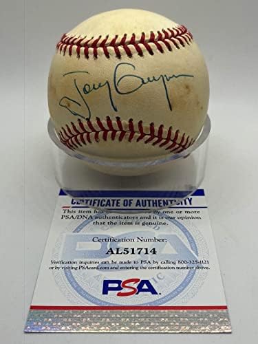 טוני גווין סן דייגו פדרס חתום על חתימה רשמית MLB בייסבול PSA DNA *14 - כדורי בייסבול עם חתימה