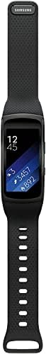 Samsung Gear Fit2 Pro שעון חכם לנשים וגברים עם קישוריות GPS וגשש כושר, גדול-שחור