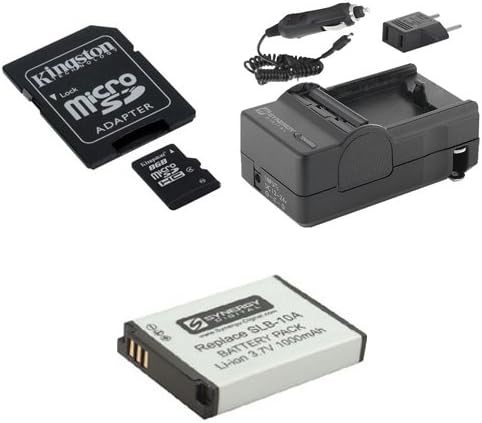 Samsung WB350F ערכת אביזר מצלמה דיגיטלית כוללת: SDSLB10A סוללה, מטען SDM-1501, U09371 כרטיס זיכרון